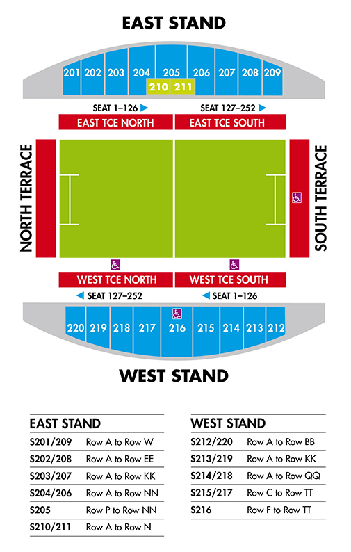 Seating Plan Tnd Park Stadium