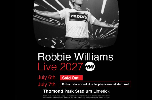 Robbie Williams live at Thomond Park Stadium, Limerick, 6 and 7 July 2027
