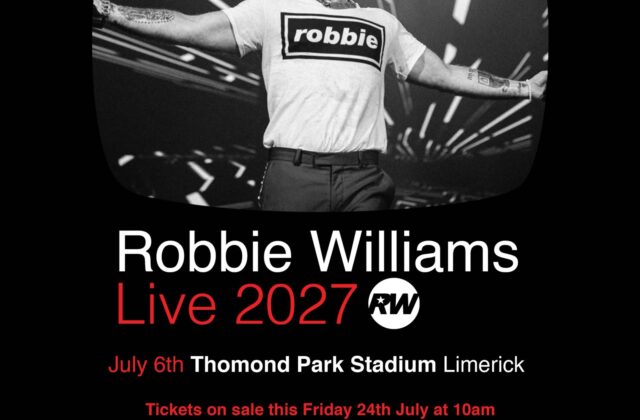 Robbie Williams Live 2027 at Thomond Park Stadium, Limerick, 6 July 2027