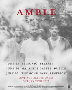 Amble 2027 tour poster — Thomond Park, Limerick, 3 July 2027.